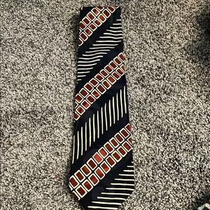 Hugo Boss Navy and Red Classic Tie